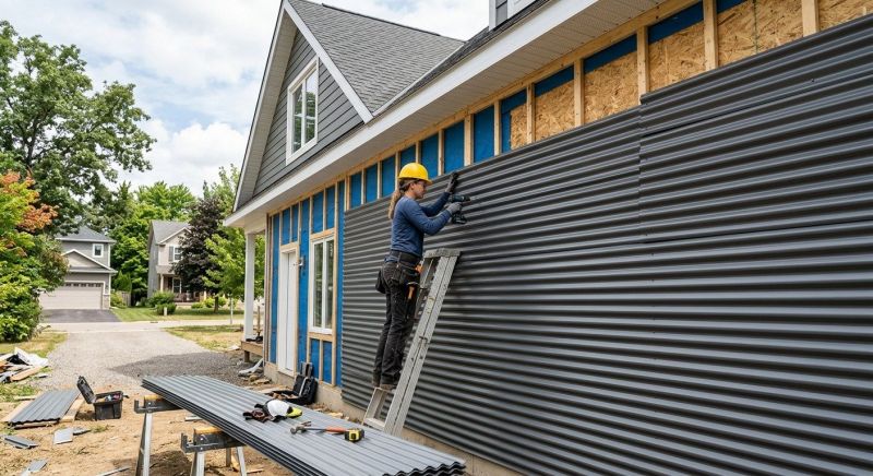 Corrugated Siding Installation in Chatsworth, GA