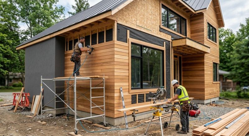 Faux Wood Siding Installation in Catoosa County, GA