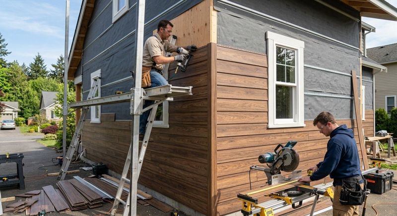 Faux Wood Siding Installation in Dalton, GA