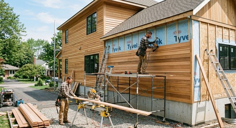 Faux Wood Siding Installation in Chatsworth, GA